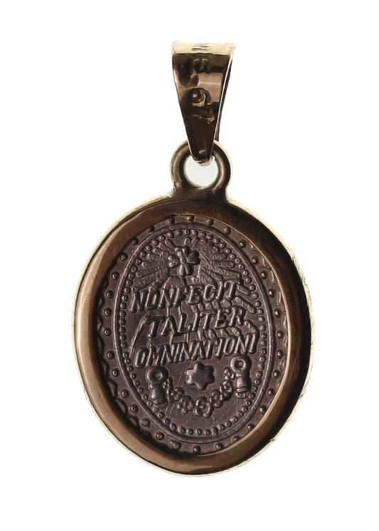 Medalla Virgen de Guadalupe en Plata/Oro 14k