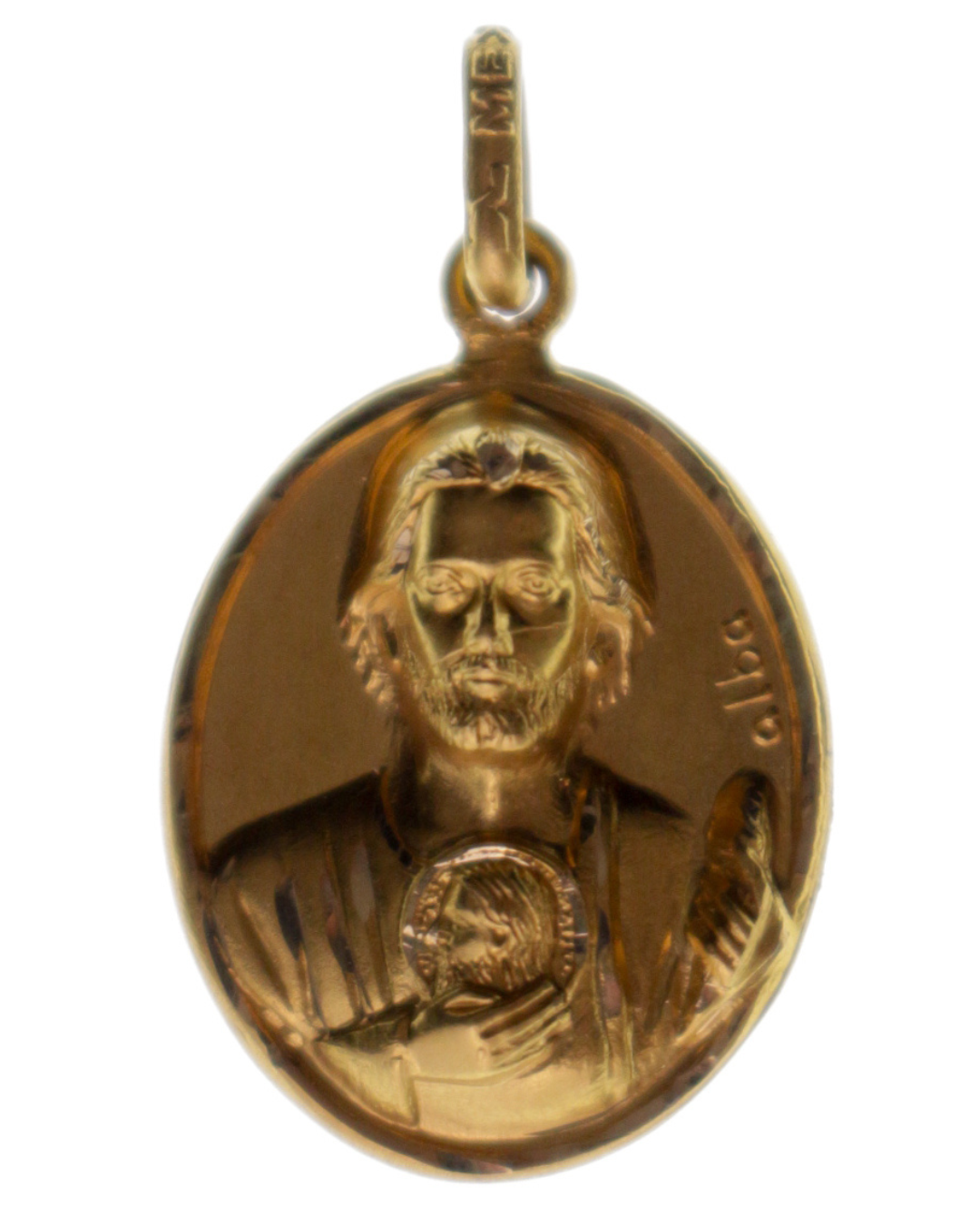 MEDALLA ORO 14K SAN JUDAS TADEO.