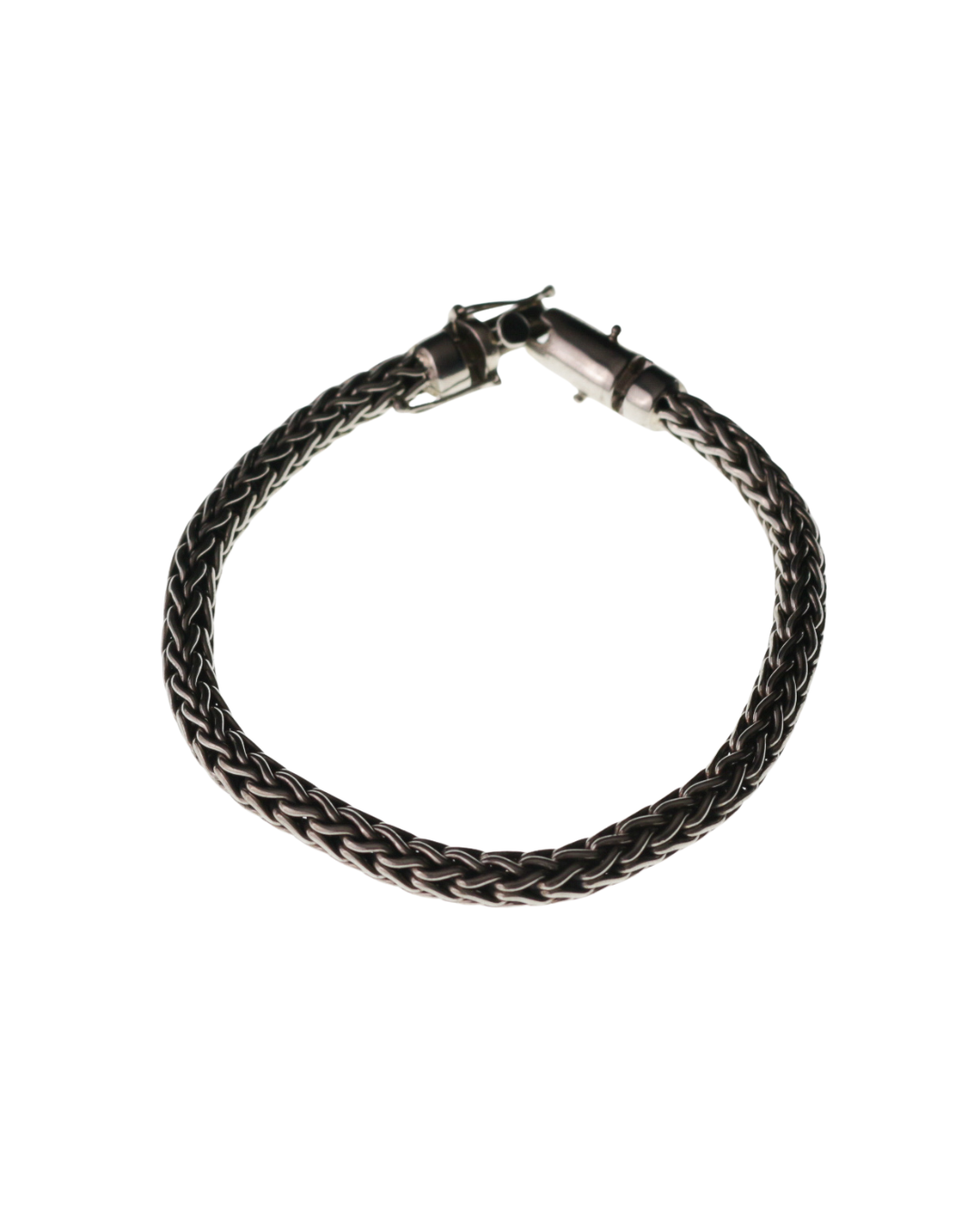 PULSERA PLATA TRENZADA