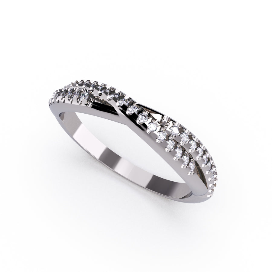 CHURUMBELA CRUZADA 10-14K CON ZIRCONIAS