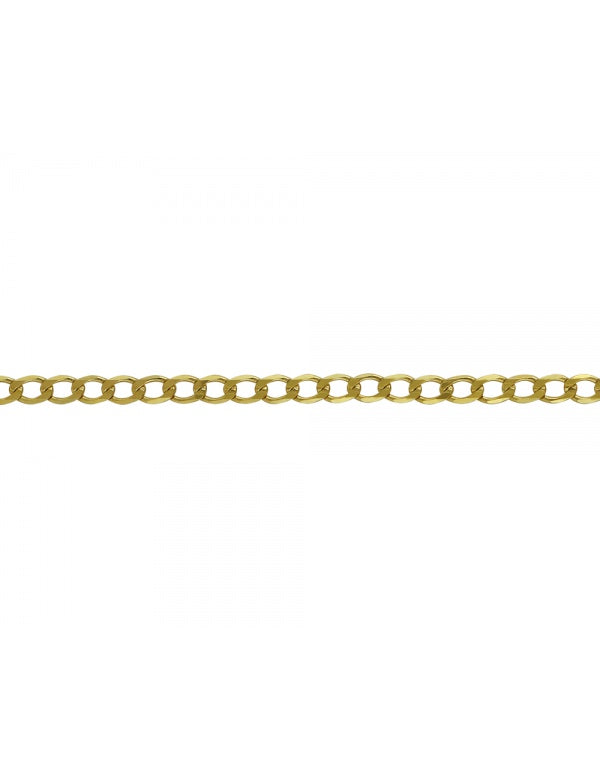 Cadena Estilo Cubana Americana en Oro de 10k y 14k