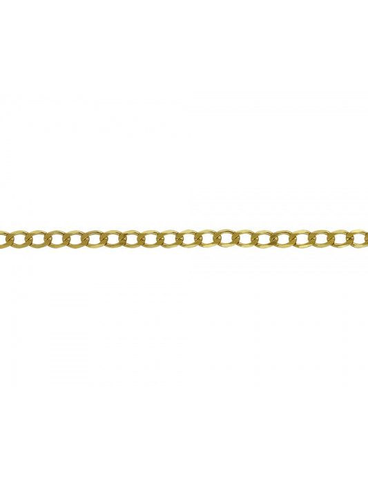 Cadena Estilo Cubana Americana en Oro de 10k y 14k