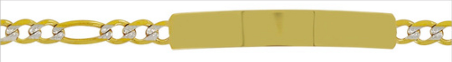 ESCLAVA ORO 14k 3/1 COMBINADA.