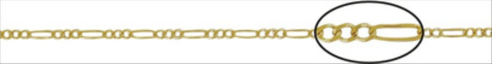 CADENA ORO 10-14k 3/1 FINITA