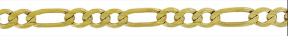 CADENA ORO 10-14k 3/1 MEDIANA