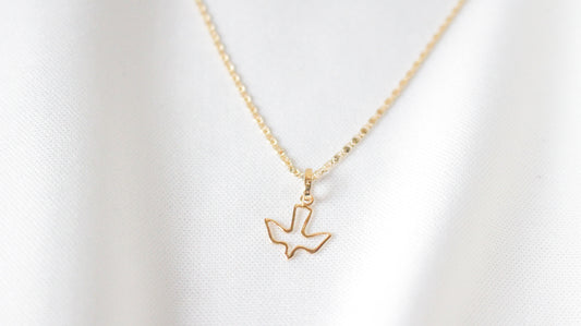 Dije Espíritu Santo Silueta en Oro 14k