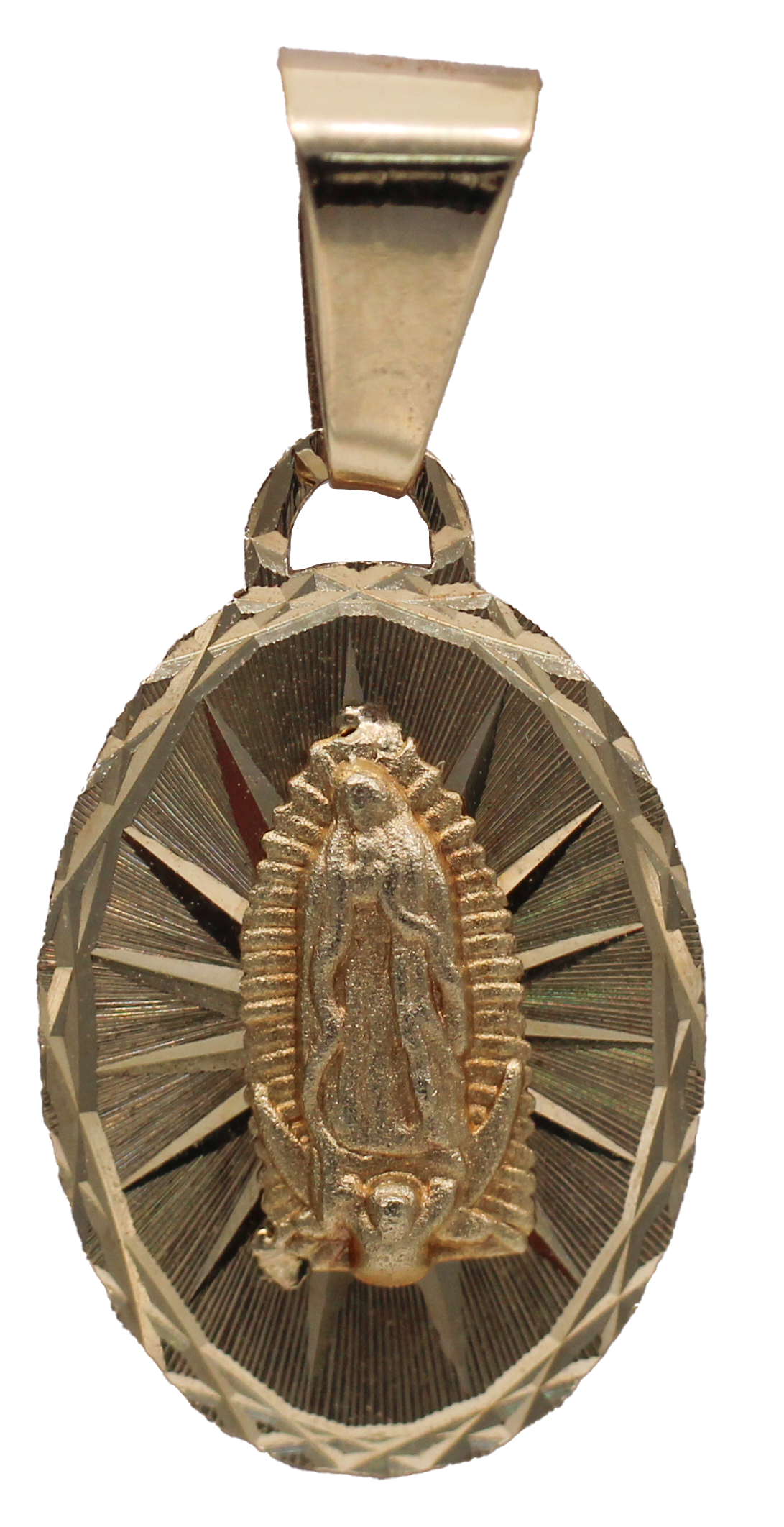 MEDALLA VIRGEN GUADALUPE ORO 10-14K
