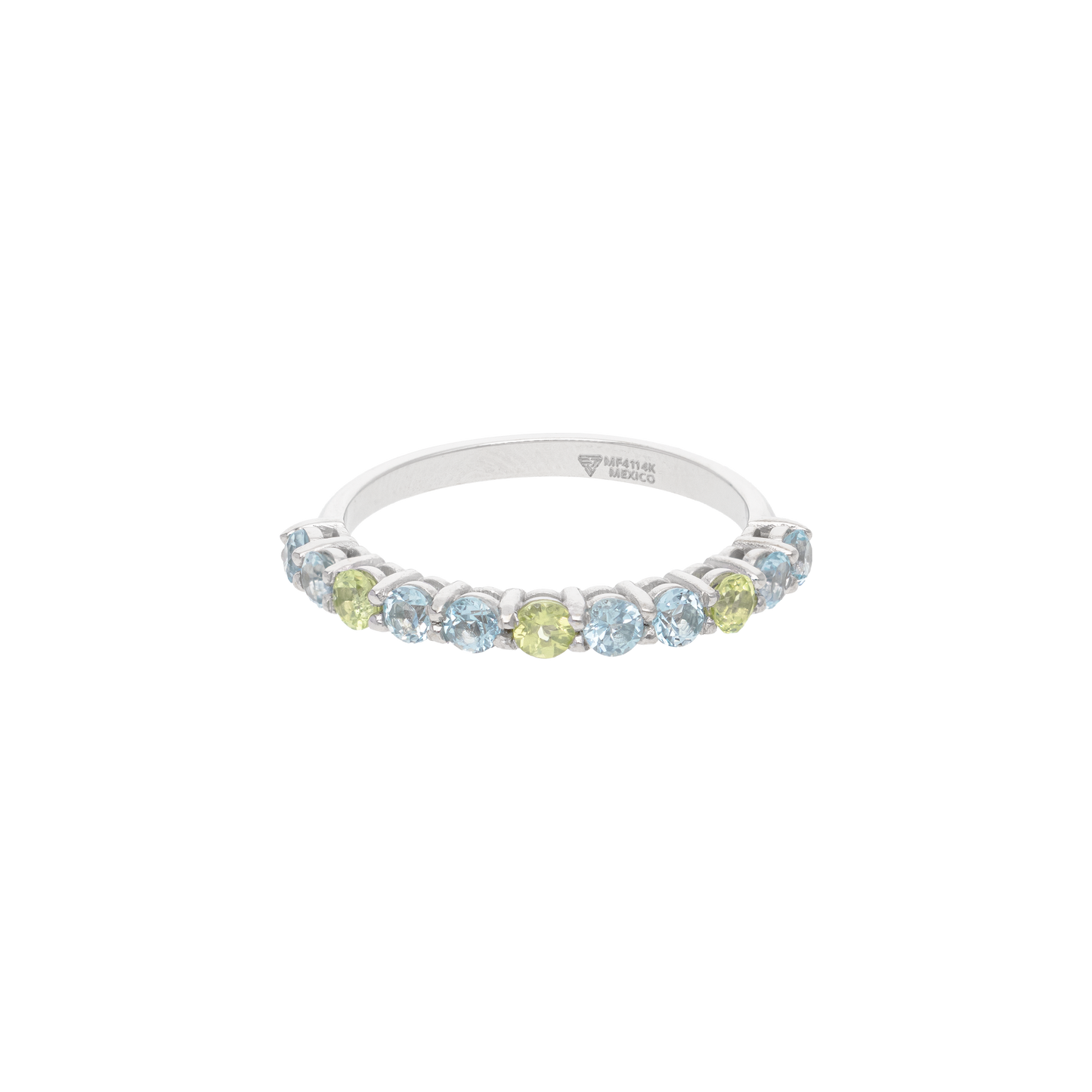 CHURUMBELA ORO 14K AGUAMARINA MIX