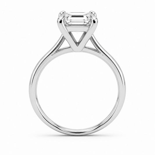 Solitario Corte Esmeralda de 1.5ct en Oro 14k