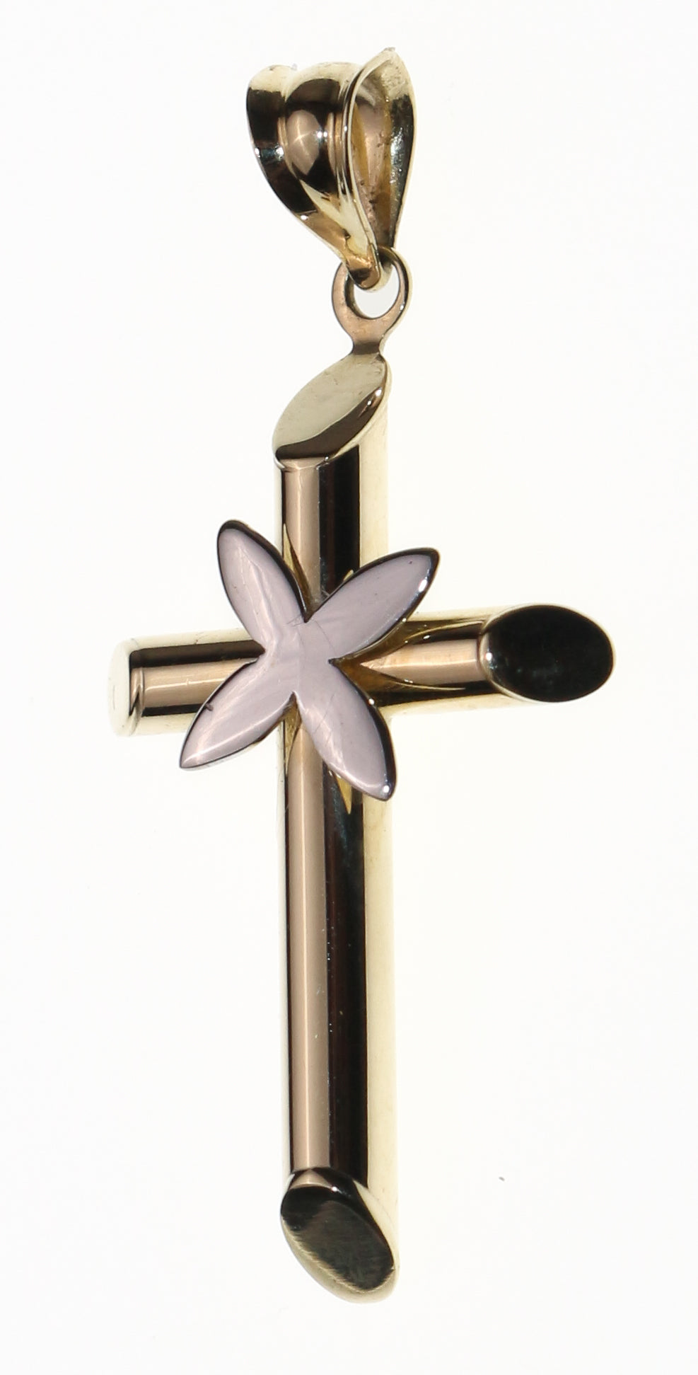 CRUZ ORO 10K "x" BLANCA