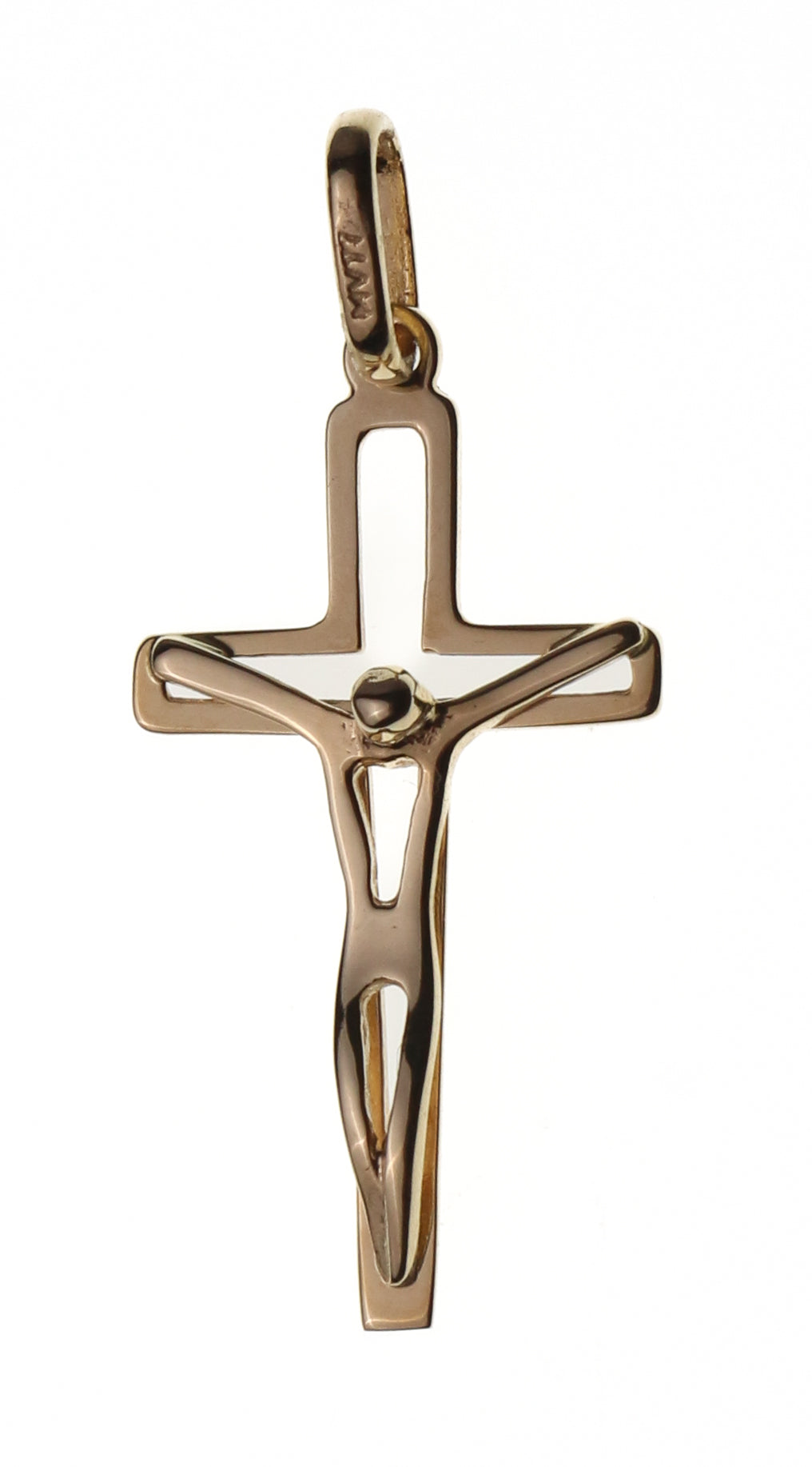 CRISTO ORO 14K SILUETA.