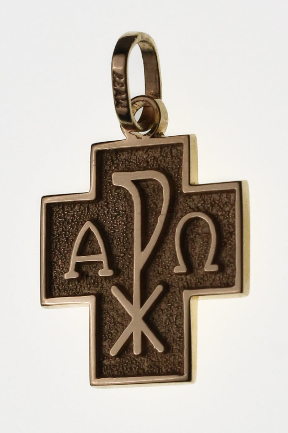 CRUZ ORO 14K ALFA- OMEGA