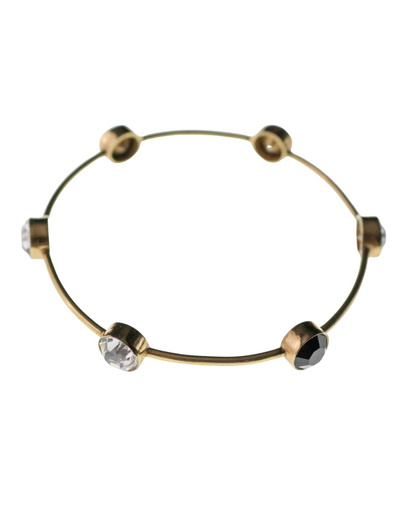 PULSERA ARO CHAPA ZIRCONIAS