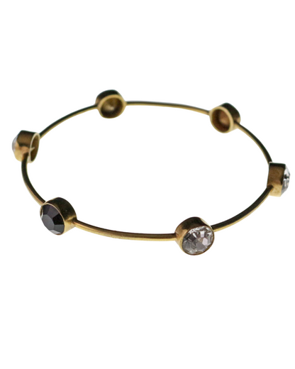 PULSERA ARO CHAPA ZIRCONIAS