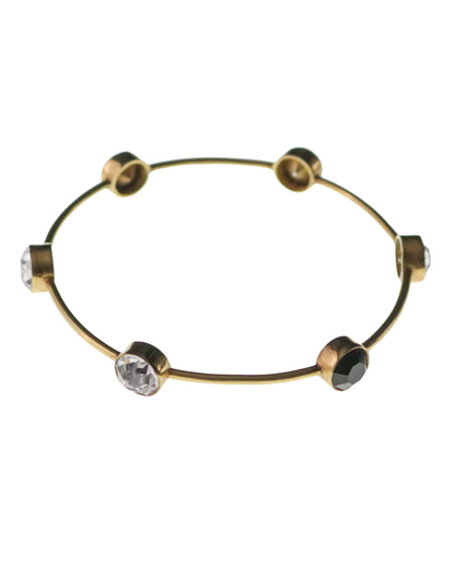 PULSERA ARO CHAPA ZIRCONIAS