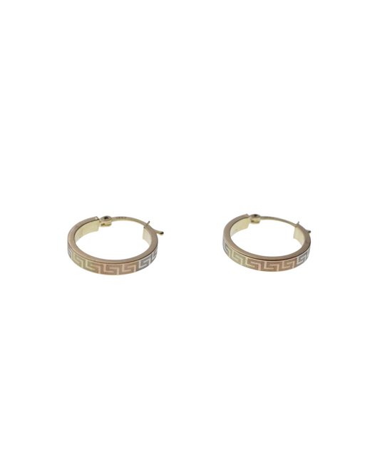 ARRACADAS ORO 14K GRECAS 3 OROS