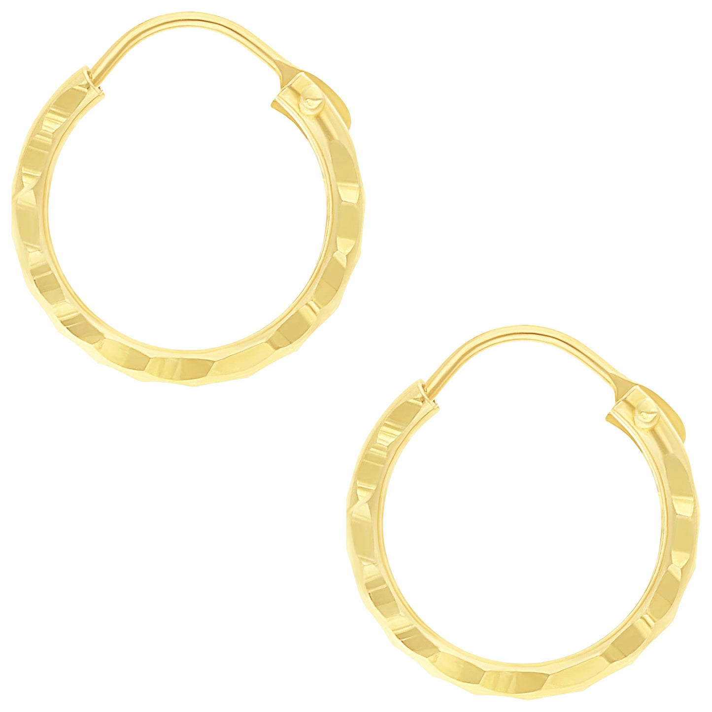 Arracadas Diamantadas en Oro 10k