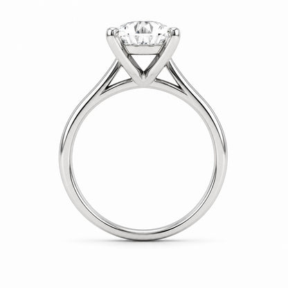 Solitario Oro 14k Circonia Corte Cushion