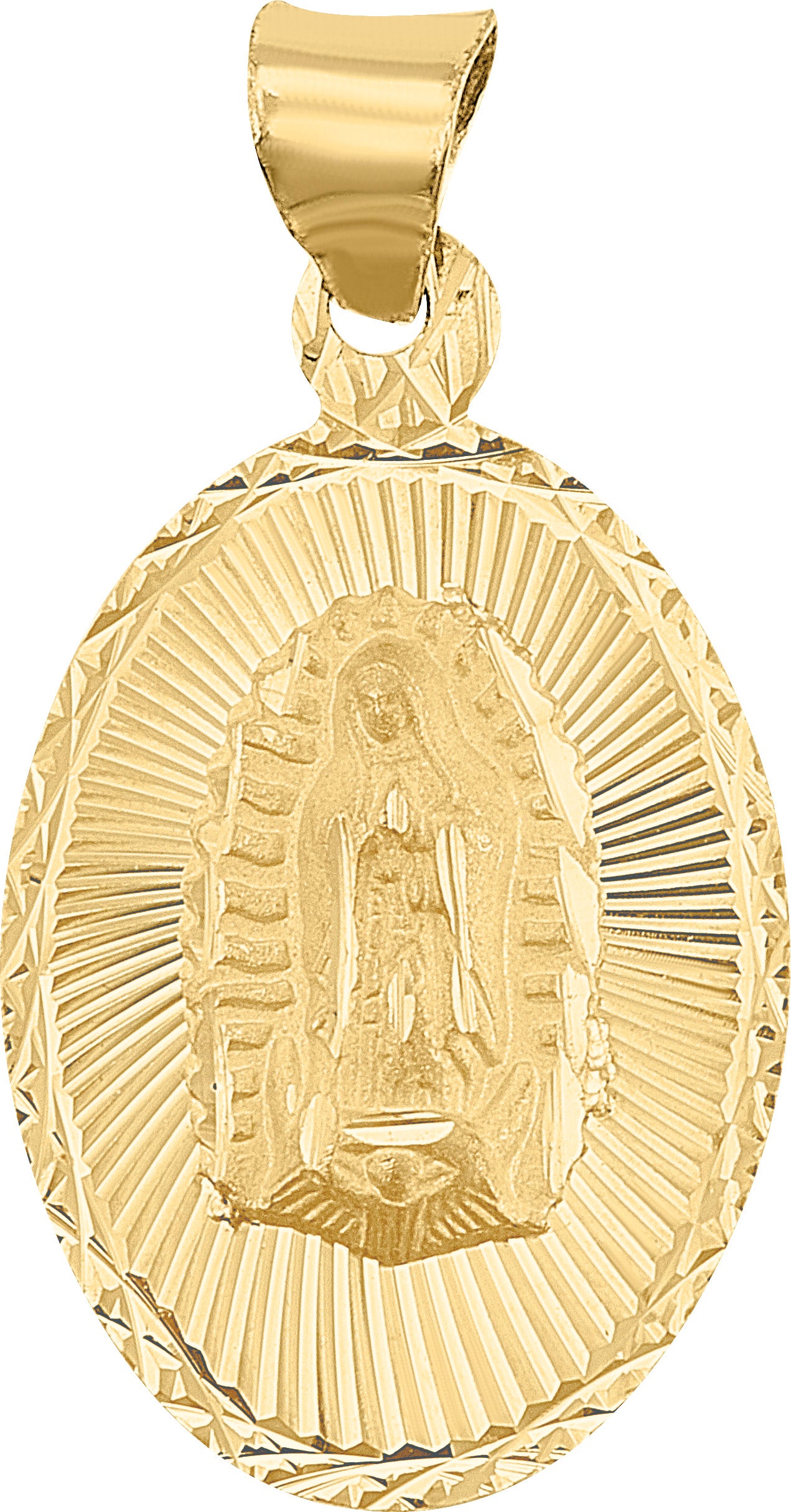 Medalla Virgen de la Guadalupe con Oro 10k