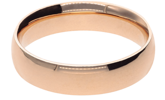 ARGOLLA ORO ROSA 14K 1/2 CAÑA.