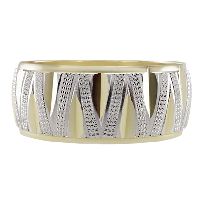 Argolla en Oro 14k con Diseño Zig-Zag 14k
