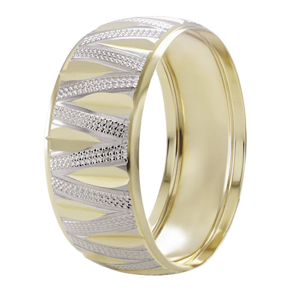 Argolla en Oro 14k con Diseño Zig-Zag 14k
