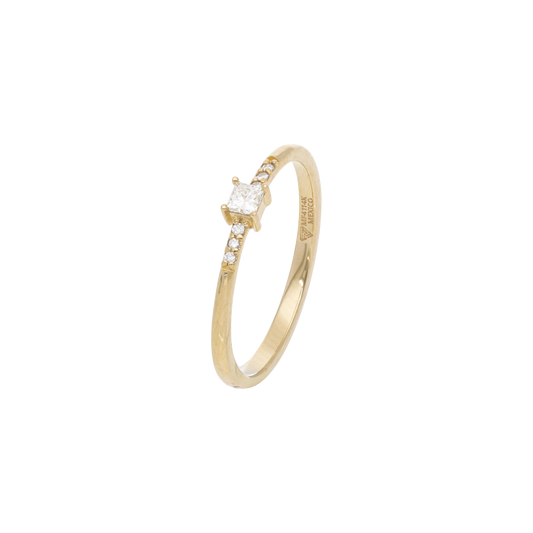 SOLITARIO 14K ZIRCONIAS