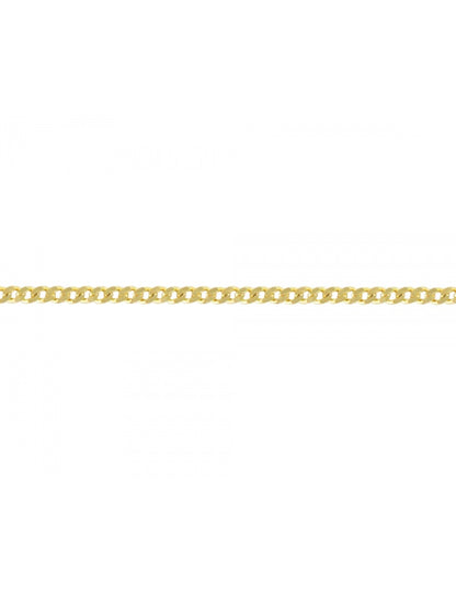 Cadena Delgada Estilo Barbada En Oro de 10k y 14k