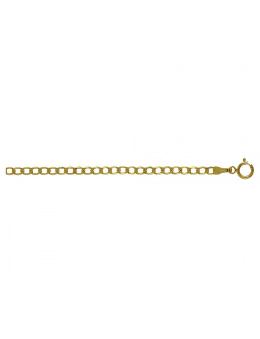 Cadena Estilo Cubana Americana en Oro de 10k y 14k