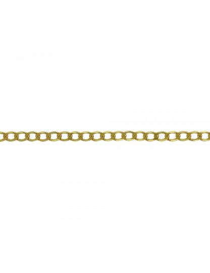 Cadena Estilo Cubana Americana en Oro de 10k y 14k