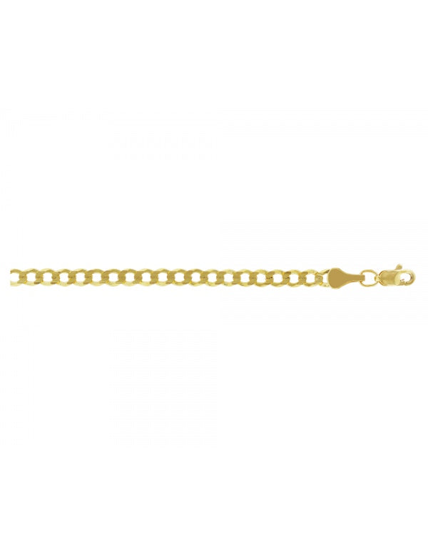 Cadena Estilo Cubana En Oro de 10k y 14k