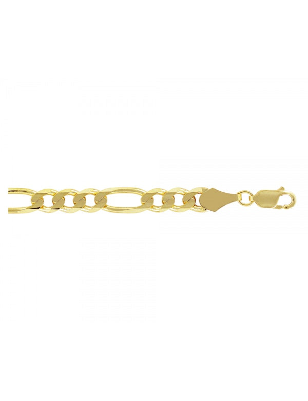Cadena Estilo Fígaro 3x1 en oro de 10k y 14k