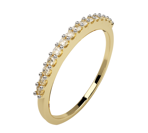 CHURUMBELA ORO 14K FINITA ZIRCONIA