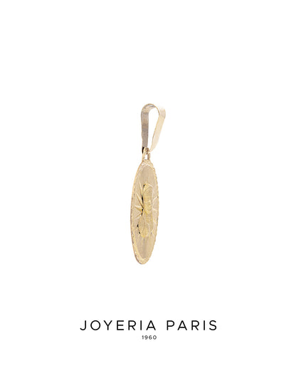 Medalla Virgen de Guadalupe 19mm en Oro 10k y 14k