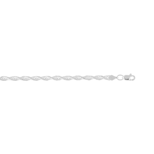 Cadena Tejido Trenzado en Plata