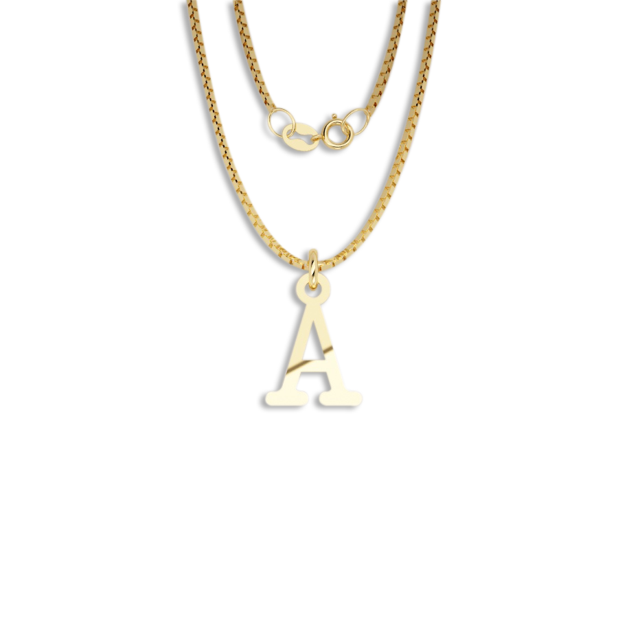 INICIAL ORO 14K LETRA "A"