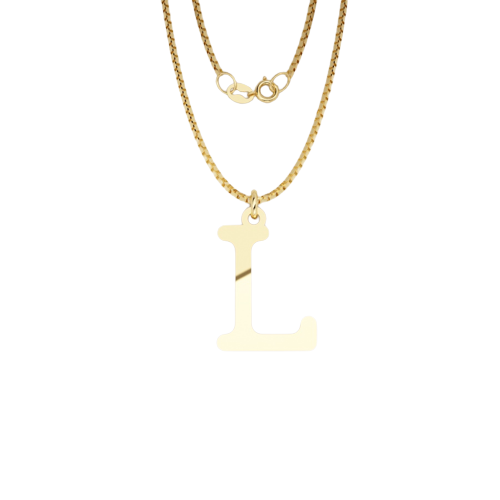 INICIAL ORO 14K LETRA "L"