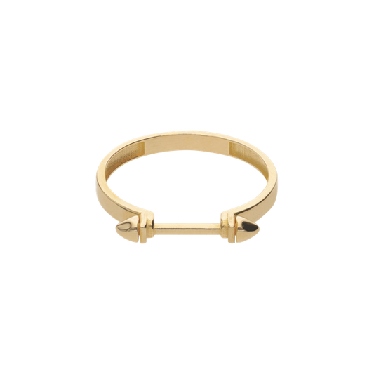 Anillo Tipo Clavo Minimalista en Oro 10k y 14k