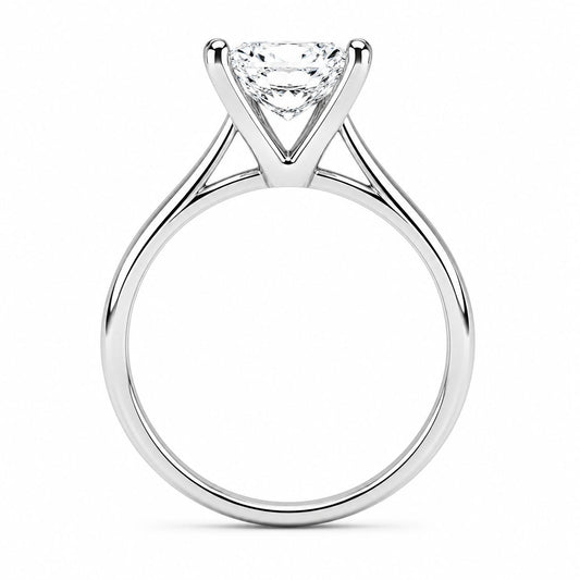 Solitario Oro 14k Diamante Natural Corte Ovalado 1.5ct