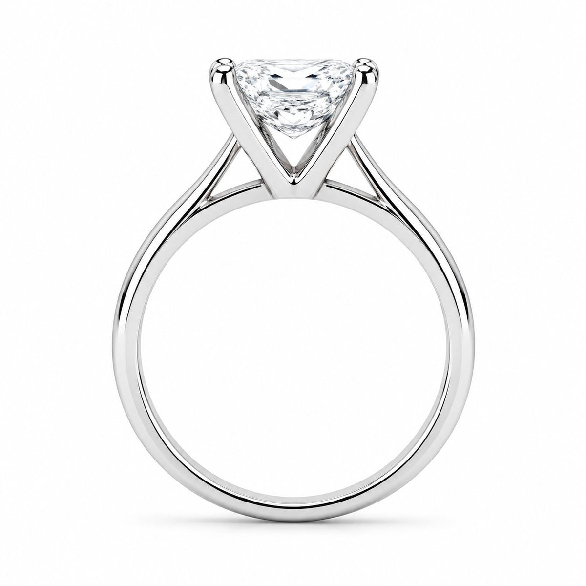 Solitario 14k Circonia Corte Ovalado