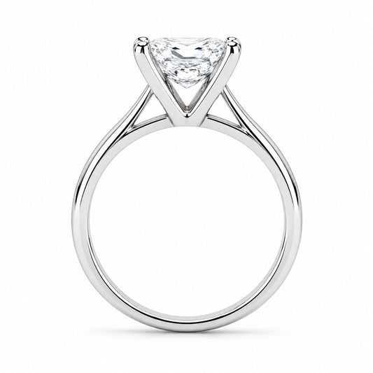 Solitario 14k Circonia Corte Ovalado