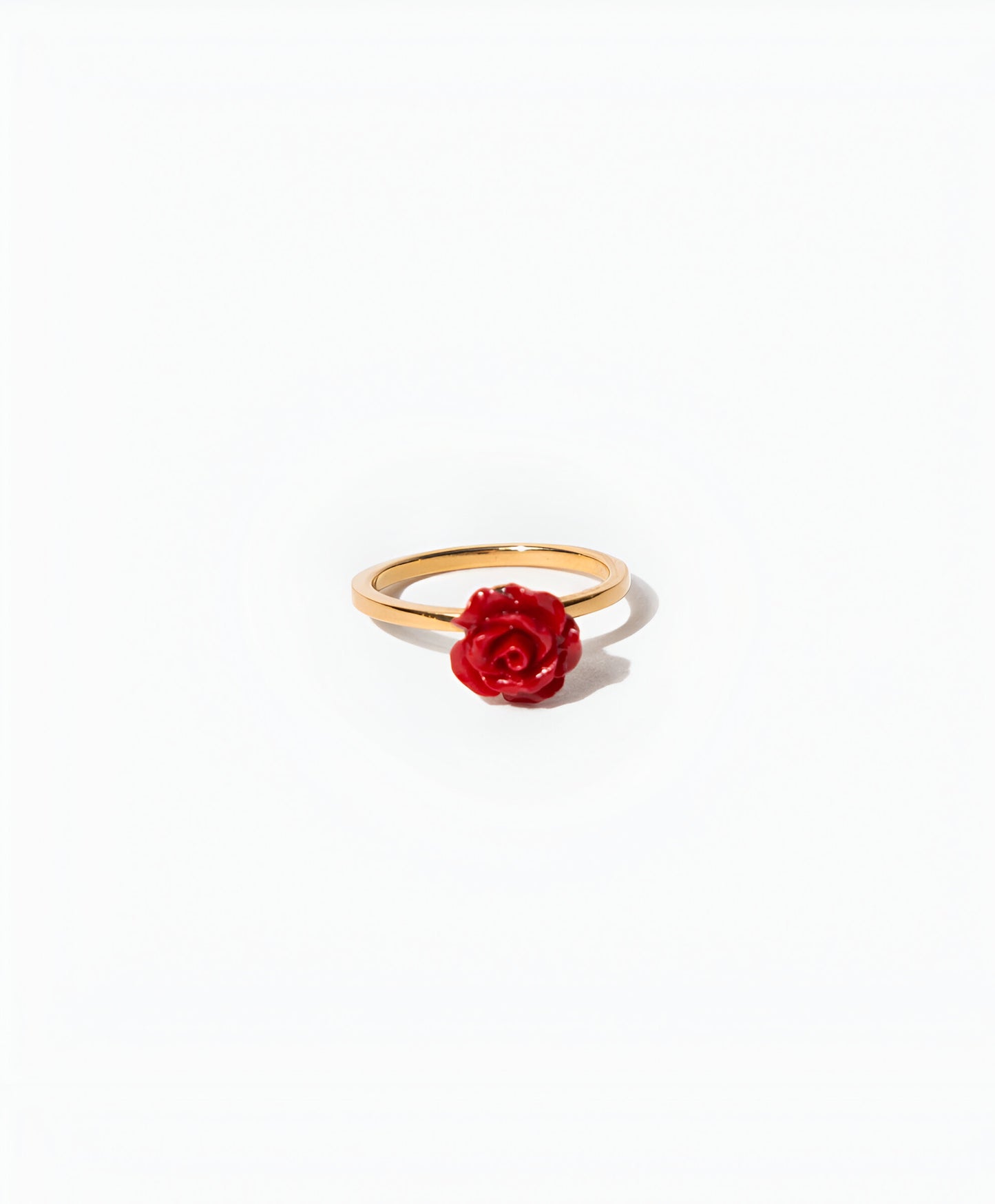 ANILLO ROSA COLOR ROJO DANIEL ESPINOSA