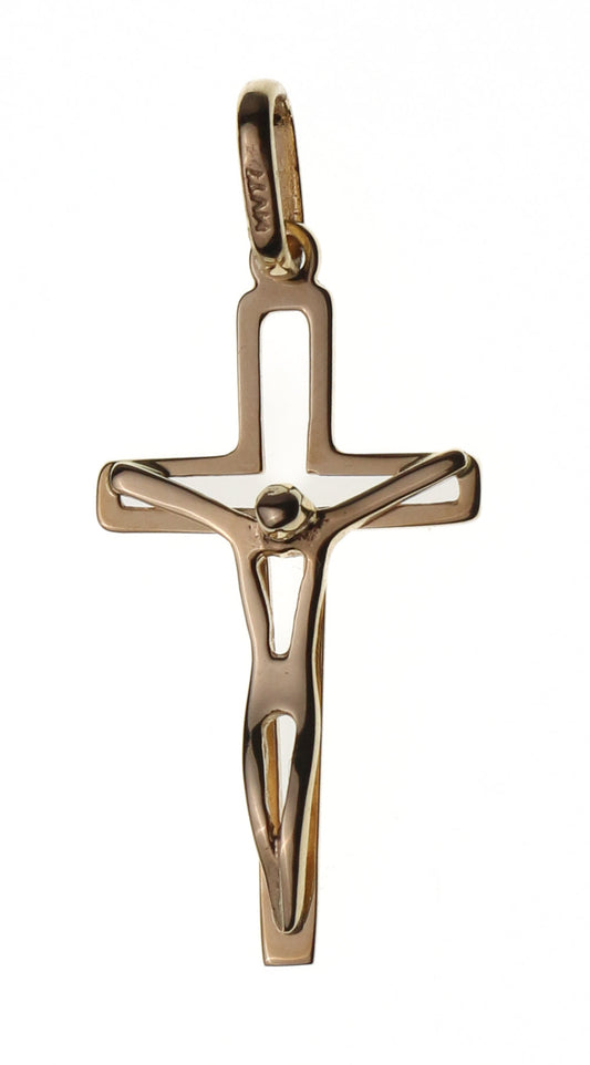 CRISTO ORO 14K  SILUETA.